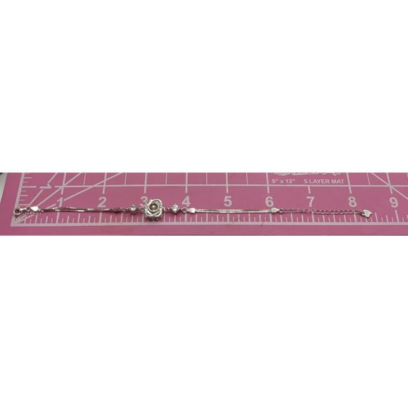 925 Sterling Silver 'I Love You' In 100 Languages Projection Bracelet - Picture 10 of 10